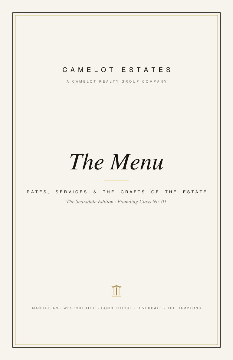 The Menu — page 1