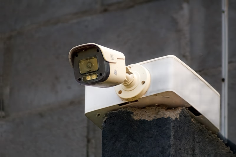 A security camera